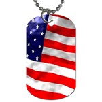 usa Dog Tag (One Side)