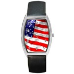 usa Barrel Style Metal Watch