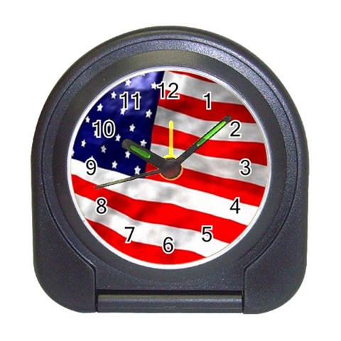 usa Travel Alarm Clock from UrbanLoad.com Front