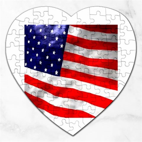 usa Jigsaw Puzzle (Heart) from UrbanLoad.com Front