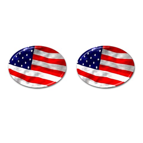 usa Cufflinks (Oval) from UrbanLoad.com Front(Pair)