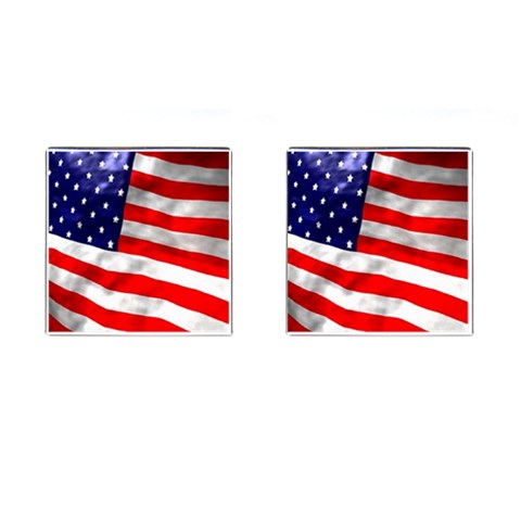 usa Cufflinks (Square) from UrbanLoad.com Front(Pair)