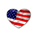 usa Heart Coaster (4 pack)