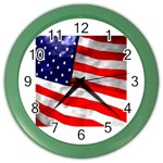 usa Color Wall Clock