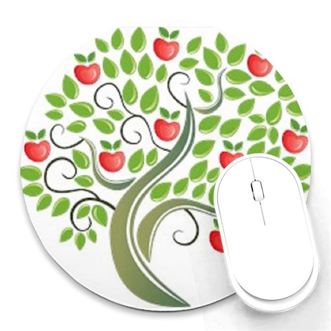 tree Round Mousepad from UrbanLoad.com Front