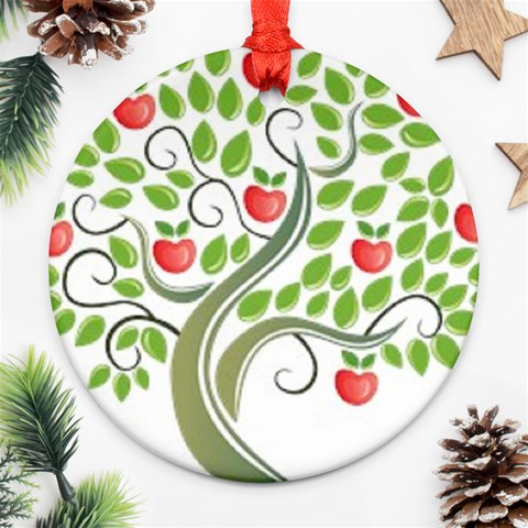 tree Ornament (Round) from UrbanLoad.com Front