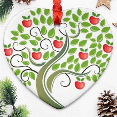 tree Ornament (Heart) from UrbanLoad.com Front