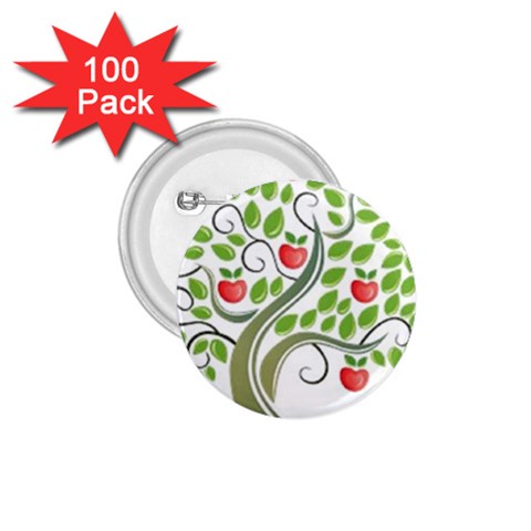 tree 1.75  Button (100 pack)  from UrbanLoad.com Front
