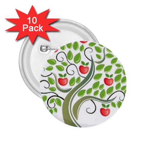 tree 2.25  Button (10 pack) from UrbanLoad.com Front