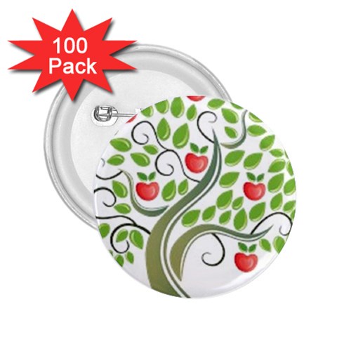 tree 2.25  Button (100 pack) from UrbanLoad.com Front