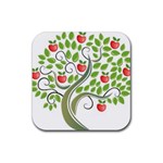 tree Rubber Coaster (Square)