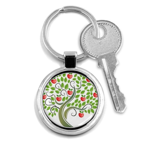 tree Key Chain (Round) from UrbanLoad.com Front