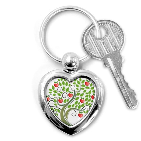 tree Key Chain (Heart) from UrbanLoad.com Front