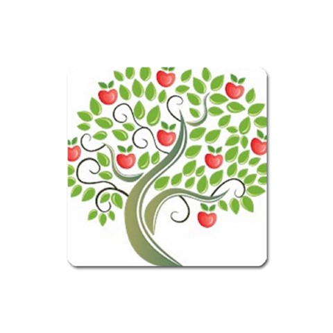 tree Magnet (Square) from UrbanLoad.com Front