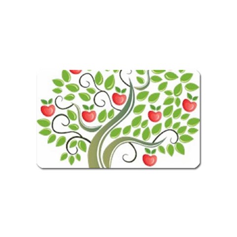 tree Magnet (Name Card) from UrbanLoad.com Front