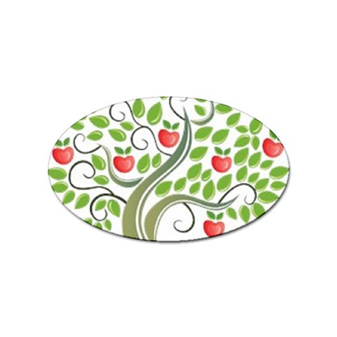 tree Sticker Oval (100 pack) from UrbanLoad.com Front