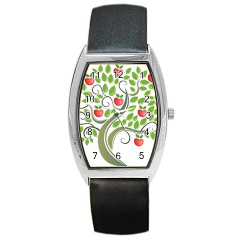 tree Barrel Style Metal Watch from UrbanLoad.com Front
