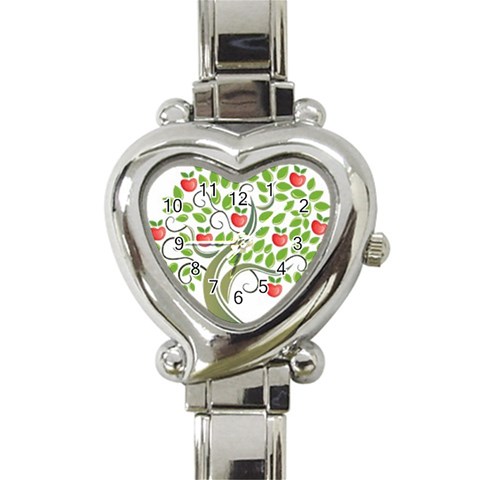 tree Heart Italian Charm Watch from UrbanLoad.com Front