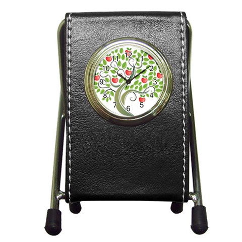 tree Pen Holder Desk Clock from UrbanLoad.com Front