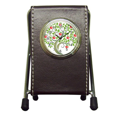 tree Pen Holder Desk Clock from UrbanLoad.com Front