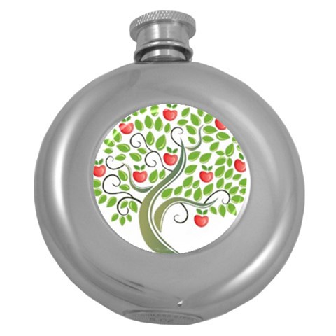 tree Hip Flask (5 oz) from UrbanLoad.com Front