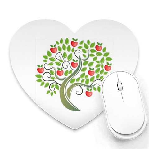 tree Mousepad (Heart) from UrbanLoad.com Front