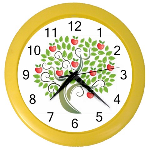 tree Color Wall Clock from UrbanLoad.com Front
