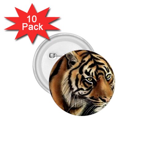 tiger 1.75  Button (10 pack)  from UrbanLoad.com Front