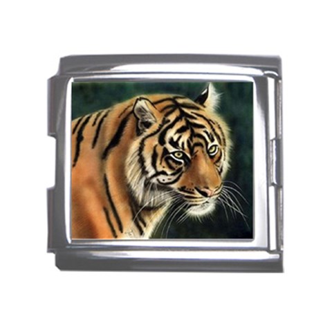 tiger Mega Link Italian Charm (18mm) from UrbanLoad.com Front