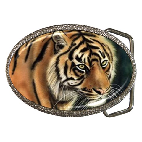 tiger Belt Buckle from UrbanLoad.com Front