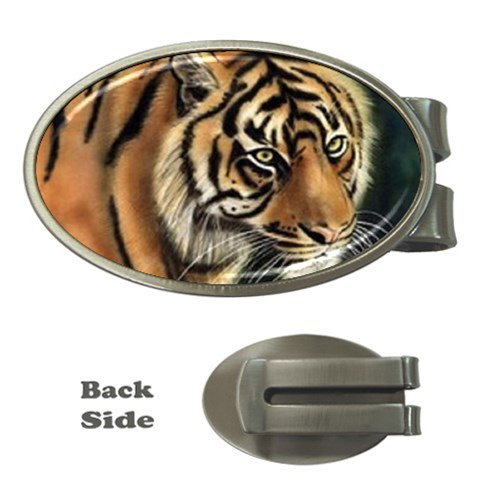 tiger Money Clip (Oval) from UrbanLoad.com Front