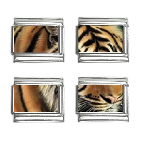 tiger 9mm Italian Charm (4 pack) from UrbanLoad.com Front