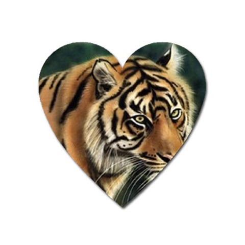 tiger Magnet (Heart) from UrbanLoad.com Front