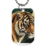 tiger Dog Tag (One Side)