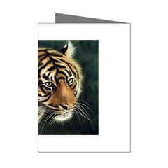 tiger Mini Greeting Cards (Pkg of 8) from UrbanLoad.com Left