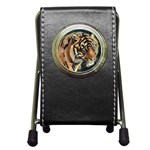 tiger Pen Holder Desk Clock