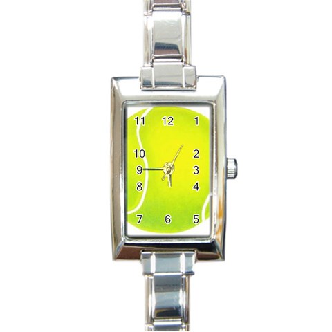 tennis Rectangular Italian Charm Watch from UrbanLoad.com Front