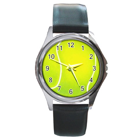 tennis Round Metal Watch from UrbanLoad.com Front