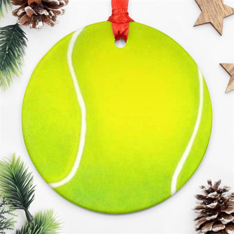 tennis Ornament (Round) from UrbanLoad.com Front