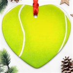 tennis Ornament (Heart)