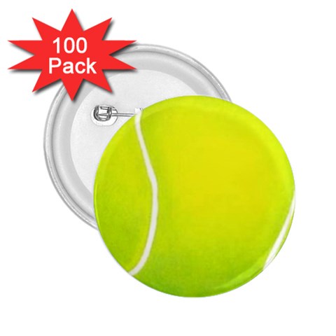 tennis 2.25  Button (100 pack) from UrbanLoad.com Front