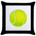 tennis Throw Pillow Case (Black)