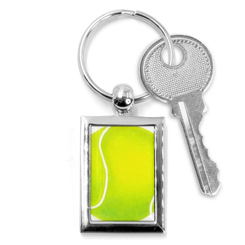 tennis Key Chain (Rectangle) from UrbanLoad.com Front