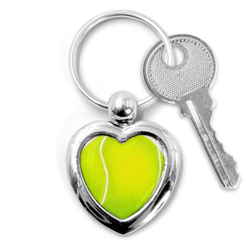 tennis Key Chain (Heart) from UrbanLoad.com Front