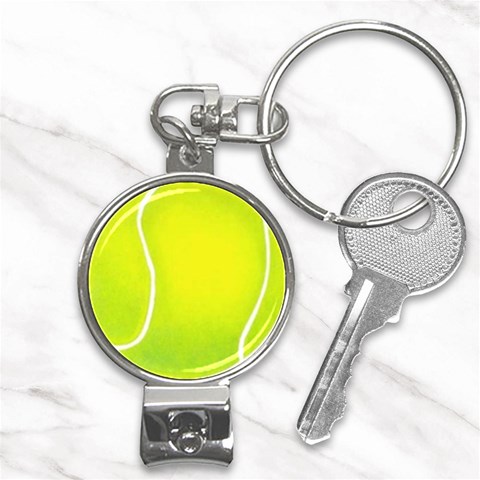 tennis Nail Clippers Key Chain from UrbanLoad.com Front