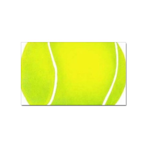 tennis Sticker (Rectangular) from UrbanLoad.com Front