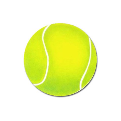 tennis Magnet 3  (Round) from UrbanLoad.com Front