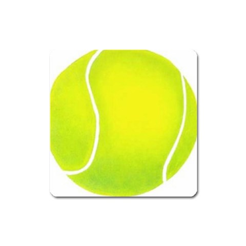 tennis Magnet (Square) from UrbanLoad.com Front