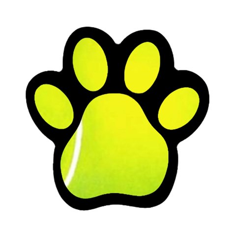 tennis Magnet (Paw Print) from UrbanLoad.com Front