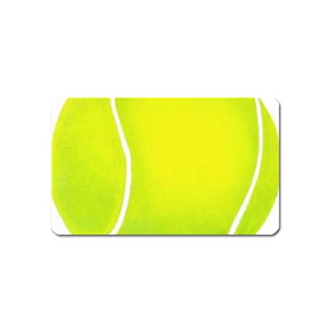 tennis Magnet (Name Card) from UrbanLoad.com Front